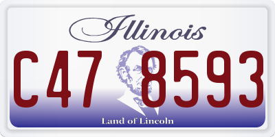 IL license plate C478593