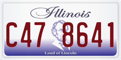 IL license plate C478641