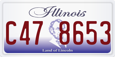 IL license plate C478653