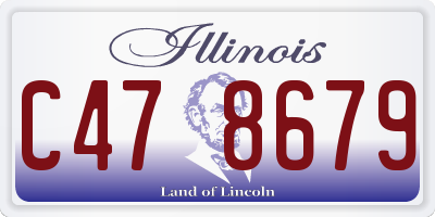 IL license plate C478679