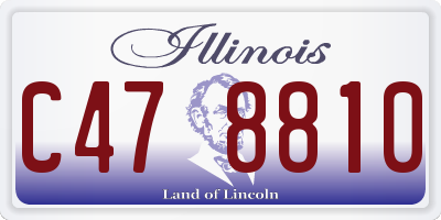 IL license plate C478810