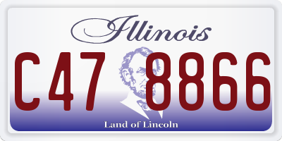IL license plate C478866