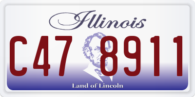 IL license plate C478911