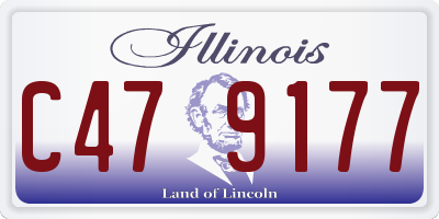 IL license plate C479177