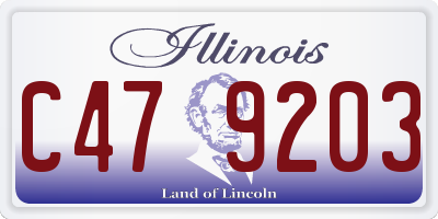 IL license plate C479203