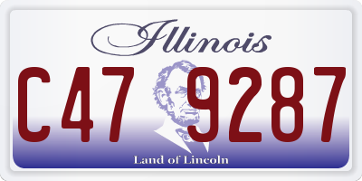 IL license plate C479287