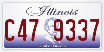 IL license plate C479337