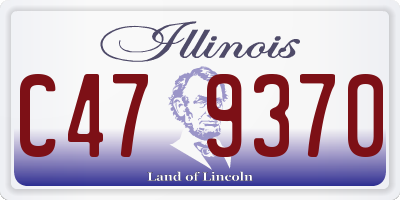 IL license plate C479370