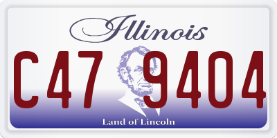 IL license plate C479404