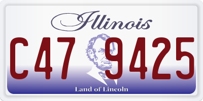 IL license plate C479425