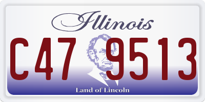 IL license plate C479513