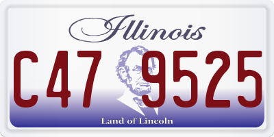 IL license plate C479525