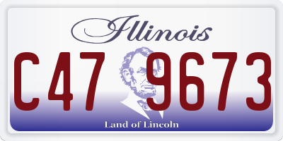 IL license plate C479673