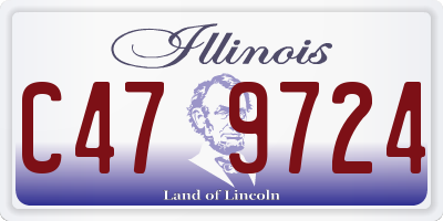 IL license plate C479724