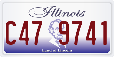 IL license plate C479741