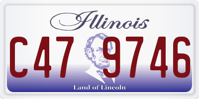 IL license plate C479746