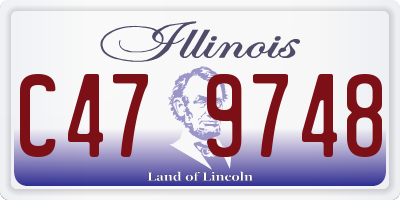 IL license plate C479748