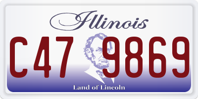 IL license plate C479869