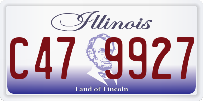 IL license plate C479927