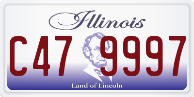 IL license plate C479997