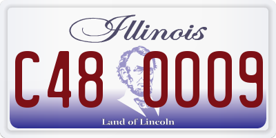 IL license plate C480009