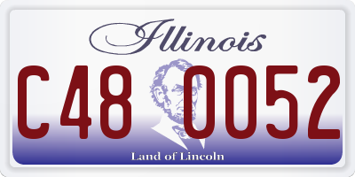 IL license plate C480052