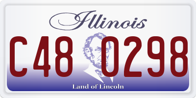 IL license plate C480298