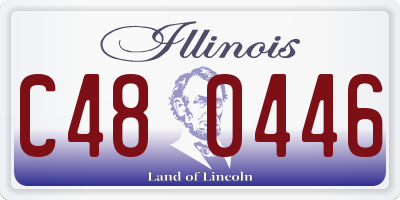 IL license plate C480446