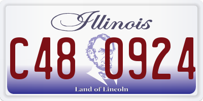 IL license plate C480924