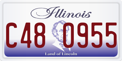 IL license plate C480955