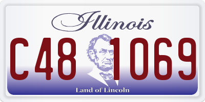 IL license plate C481069