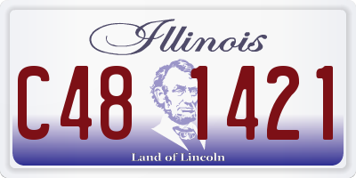 IL license plate C481421