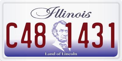 IL license plate C481431