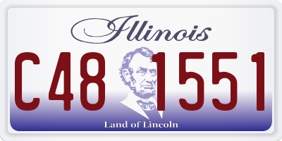 IL license plate C481551