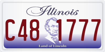 IL license plate C481777