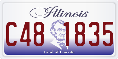IL license plate C481835
