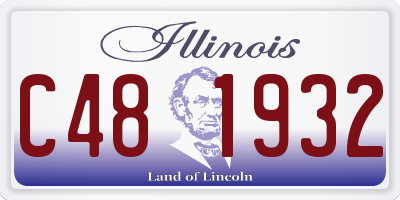 IL license plate C481932