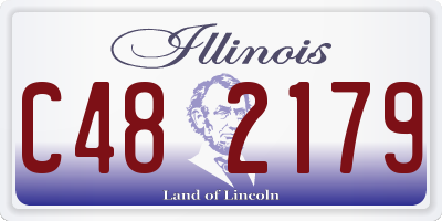 IL license plate C482179
