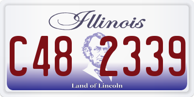 IL license plate C482339