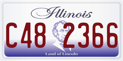 IL license plate C482366