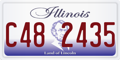 IL license plate C482435
