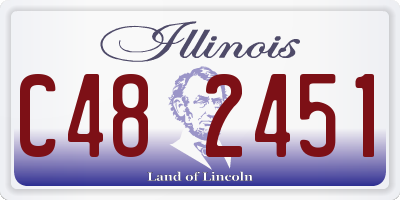 IL license plate C482451
