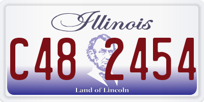 IL license plate C482454