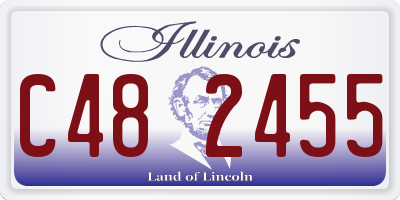 IL license plate C482455