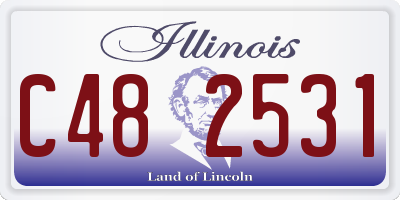 IL license plate C482531