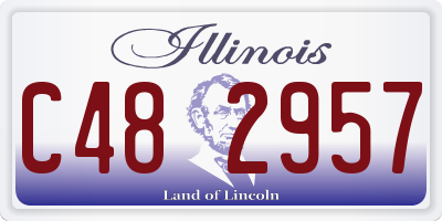 IL license plate C482957
