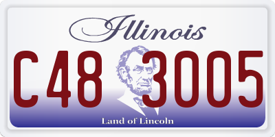 IL license plate C483005