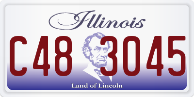 IL license plate C483045