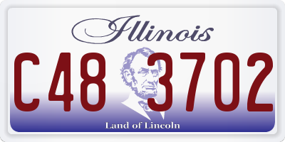 IL license plate C483702