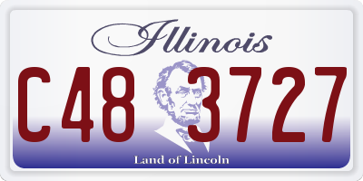 IL license plate C483727